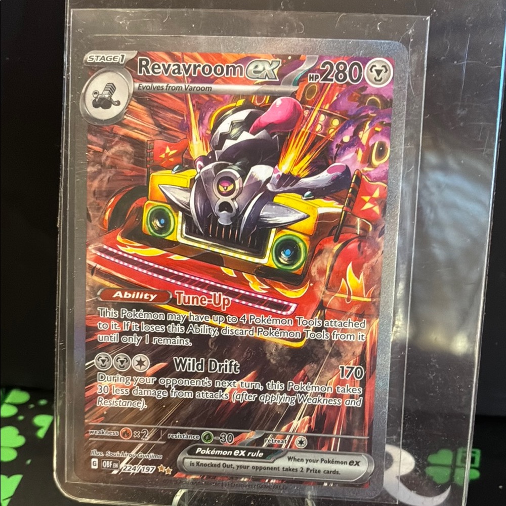 Pokemon Card with Blue and Yellow Design